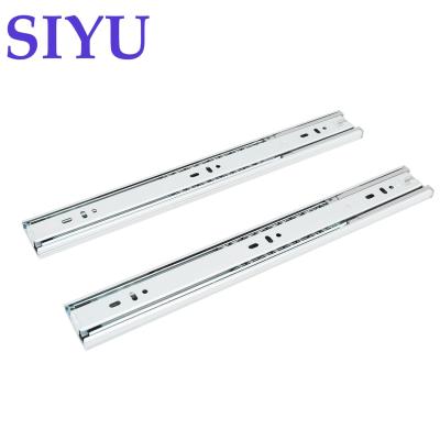 China Basket slide; Drawer slide; Kitchen Cabinet Rail 45mm Soft Closing Ball Bearing Drawer Channels , Hafele Soft Narrow Slides for sale