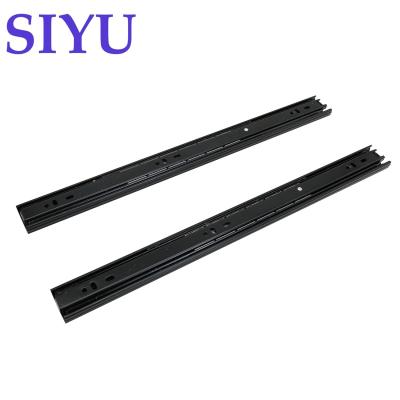 China Modern Wholesale Hardware Product 35mm Ball Bearing Drawer Slide, 12inches Drawer Channel Furniture Sliders for sale