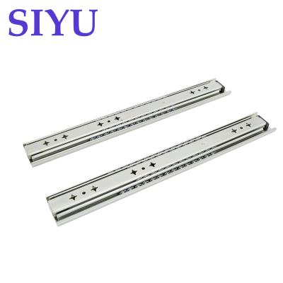 China 3 Fold Heavy Duty Ball Bearing Ball Bearing Galley Cabinet Drawer Slide for sale