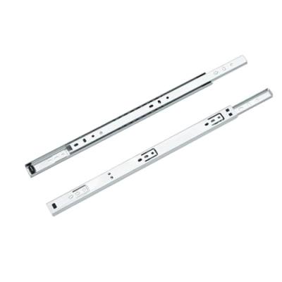 China Modern Furniture Hardware 27mm Two Piece Drawer Slides , Drawer Channels for sale