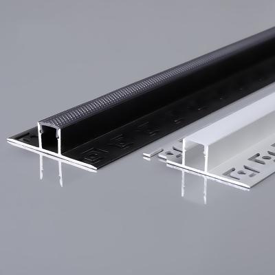 China Decorations Led Wall Extruded Aluminum Extruded Linear Aluminum Gypsum Ceiling Profiles Aluminum Profile for sale