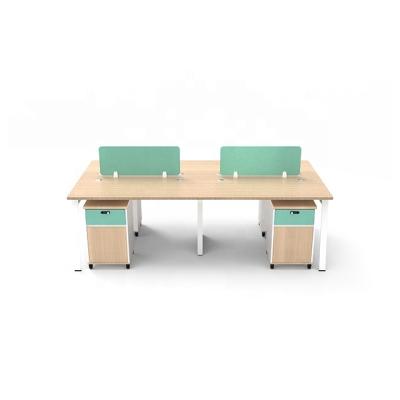 China Modern Expandable Office Furniture China 4 People Office Workstation Desk Splits Table Workstation for sale