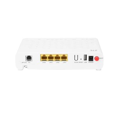 China FTTH FTTB FTTX Network ZTE F660 1GE+3FE+2PHONE+WIFI+1USB Bridge / Route ZTE ONT ONU ZXHN F660 GPON With English Firmware for sale