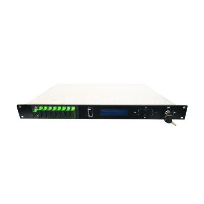 China AC90-256V& DC48V high power edfa 8 port 20dB CATV WDM dbc PON EDFA WDM price for sale