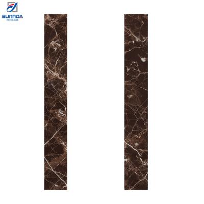 China Foshan factory price modern high quality fully polished glazed porcelain edging tiles for interior wall decoration for sale