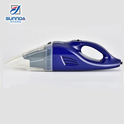 China Lightweight High Suction Aluminum Filter 12V DC Wired Portable Car Vacuum Cleaner for sale