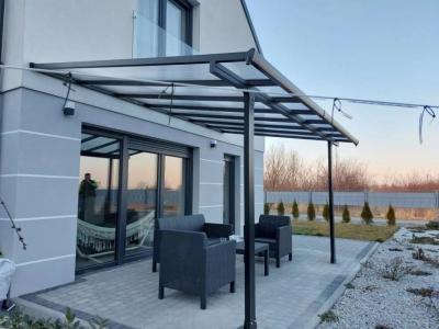 China Patioabdeckungsaluminiumsonnenschutz tarasu 15m2 Gartens an der Wand befestigter Patioabdeckung Sun-Schutz-Schwarzes Gazebo DIY im Freien zu verkaufen