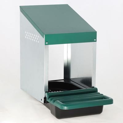 China Laying Nesting Box Lifestyle Module 1 place Galvanized Steel with Plastic Egg Bottom Nest Box Green zu verkaufen