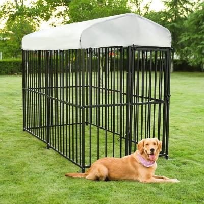 China Großer Hundezwinger-im Freien Hochleistungsmetallrahmen-Zaun Dog Cage Outside Pen Playpen Dog Run House mit UV- u. wasserdichtem zu verkaufen