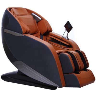 China Full Body Shiatsu Recliner Leather Massage Recliner Japanese Luxury Electric Chair 3D Weightless 3D 4d Shoulder Weightless 3D Shoulder Leather OEM Logo Style Air for sale