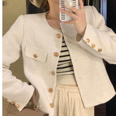 China Viable spring women's long-sleeved cardigan short women's jackets fashion solid color sweater women's jacket C187 for sale