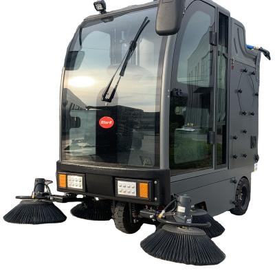 China Hotels Haiyu Electric Floor Sweeper Huge Tower On Battery Street Cleaning Equipment for sale