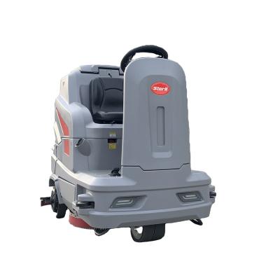 China Hotels Haiyu Workshop Floor Scrubber Machine Cleaning Machine Tower-on Workshop Scrubber For Shopping Mall for sale