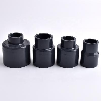 China Water Pipe UPVC System Pipe Reduce Connector Irrigation System Frame Aquarium Fish Tank Hydroponic Joint for sale