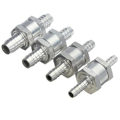 China Aluminum Alloy Diesel Fuel One Way Check Valve 6mm 8mm 10mm 12mm 14mm 16mm One Way Check Valve for sale