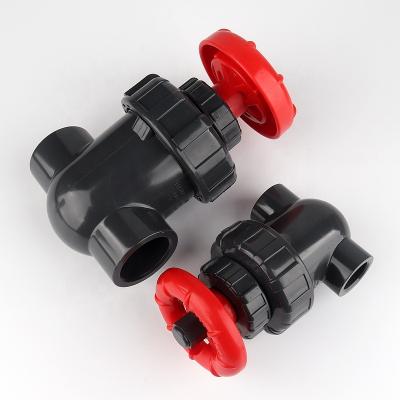 China High Quality Upvc ID 20~63mm PVC Pipe Gate Valve Precision Flow Control Sluice Switch Garden Irrigation Fish Tank Aquarium Seal 1pc for sale