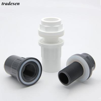 China Aquarium/Garden ID 20~50mm PVC Pipe Aquarium Drainage Connectors Fittings Aquarium Water Outlet Inlet Tube Joint for sale