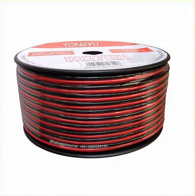 China Car PURE COPPER CCA 2X1.5MM Speaker Wire 1.5mm Audio Cable 2 Core RVB Wire for sale