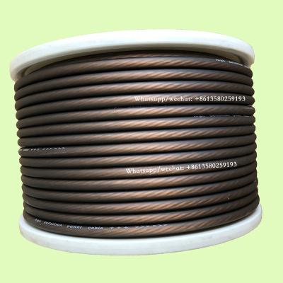 China Car 8GA gauge Ultra Flexible Soft PVC OFC COPPER CCA Power Ground Wire Auto Car Battery Cable for sale