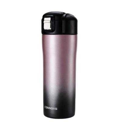 China Rotary popular straight cup 460ml thermos eramic mug contracted pure color vacuum cup for sale