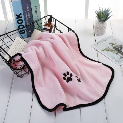 China Microfiber Sustainable Absorbent Cleaning Dryers Recycling Dog Cat Towel Grooming for sale