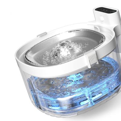 China Convenient Dual Mode Auto Cat Dog Infrared Sensor Water Bowl Battery Power Pet Driver for sale