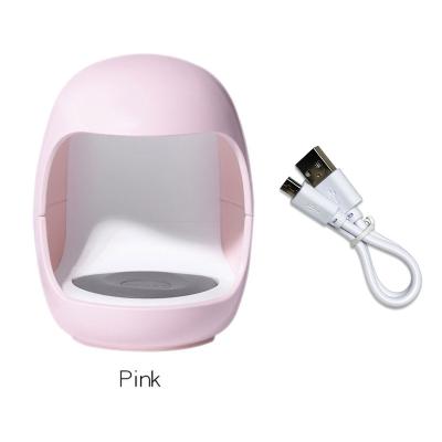 China High Quality Fingernail Single Gel Nail Lamp Fingernail Egg Shape Dryer Machine USB Connector 3W LED Auto UV Dryer UV Lamp for sale