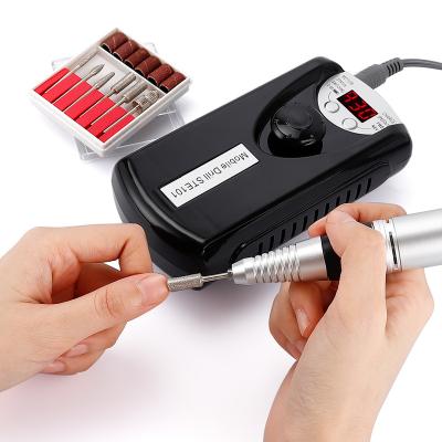 China Professional Nail Art Salon ABS Low Price Nail Machine Acrylic High Speed ​​Rechargeable Nail Drill Machine for sale