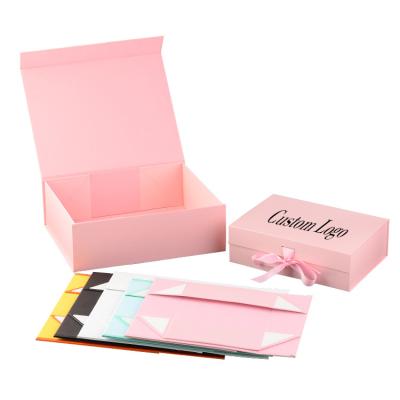 China Recycled Materials The New Gift Boxes Gift Box Packaging Foldable Magnetic Gift Box for sale