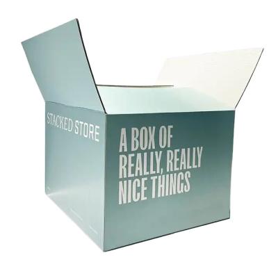 China Recyclable Foldable Counter Cardboard Display Box Luxury Kraft Paper Packaging Boxes for Packiging for sale