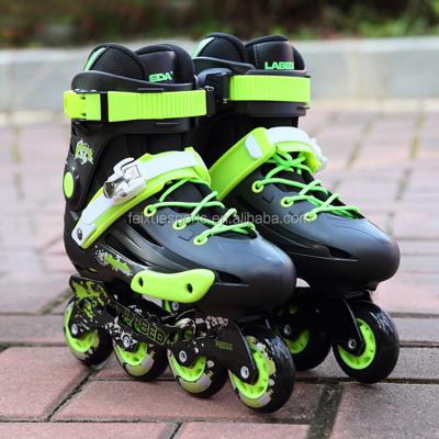 China Resistance of pp composite material weiqiu integrated skates discount rubber roller skate wheel for sale