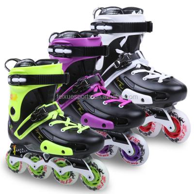 China Resistance PP Composite Material Skates Adult Inline Roller Blade Skates Four-Wheel Shoes For Women Men Kids Children for sale