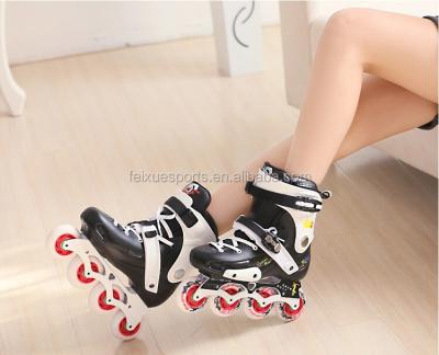 China Resistance of weiqiu roller shoes hot sale pp composite material cheap wheels shoes colorful skates for sale