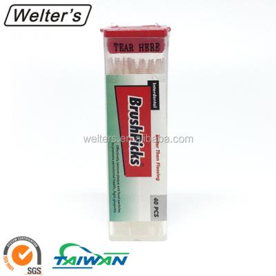 China Disposable Single Travel Toothpick Holder Pocket Dental Case for sale