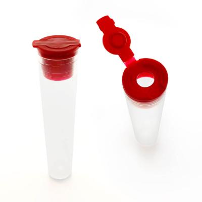 China portable small round toothpick tube with flip top cap EC20S for sale