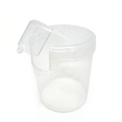 China Empty Household Cotton Swab Container With Flip Top Cover ECFD100 for sale