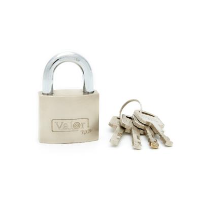 China Hot Selling Av98 Key Outdoor Padlock Iron Padlock Nickel Plated Padlock Door Lock Arc Type for sale