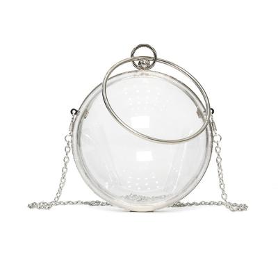 China Premium Transparent Crystal Evening Bags Designer Women's Handbag Transparent Bag For Ladies for sale