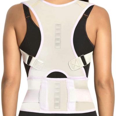 China Hot Selling Therapy Magnetic Back Posture Corrector Adjustable Shoulder Support Back Brace for sale