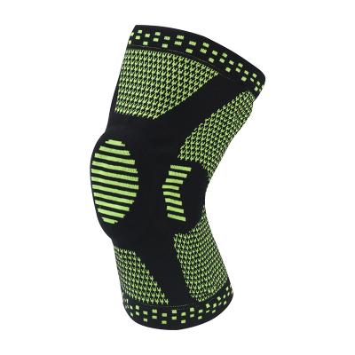 China Breathable/High Elastic/Soft Silicone Gel Spring Knee Sleeve Fitness Silicone Gel Spring Knee Support for sale