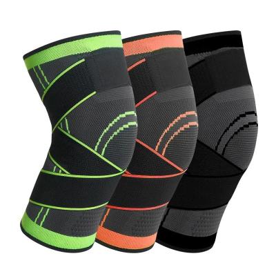 China High Elastic Elastic Bandage Pressurized Knee Pads Knee Support Protector For Running Fitness Sport Arthritis for sale