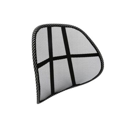 China Car Seat Office Anti-Decubitus Chair Massage Back Lumbar Support Mesh Cushion Pad Black for sale