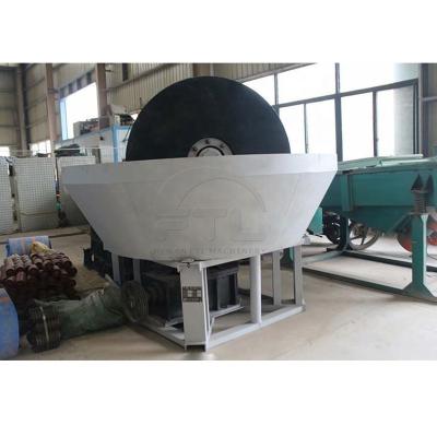 China energy & Wet Pan Mill 1100 Mining Shaking Table Makes Low To Invest Gold Small Scale Processing Plant High Efficiency for sale