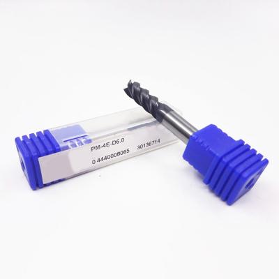 China Safety Milling Machining Milling Cutter Set CNC Solid Carbide Insert Threaded Tungsten Steel End Mill PM-4E-D1.0 2.0 3.0 4.0 5 .0 6.0 7.0 8.0 9.0 for sale