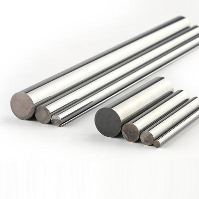 China Machine tools makers customize various types of tungsten-cobalt rods for reamers, hard alloy light rods, tungsten steel round rods for sale