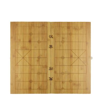 China Kitchen Tableware Factory Direct Sale Custom Natural Bamboo Chess Board Folding Box for sale