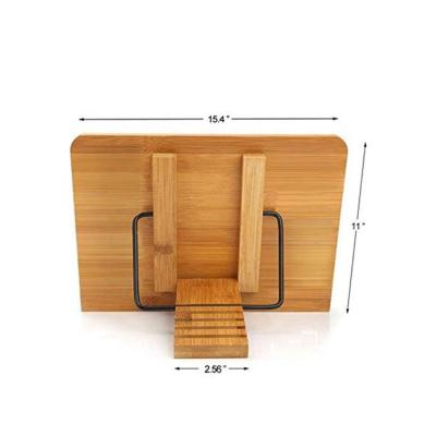 China New Style Custom Modern Natural Bamboo Portable Laptop Stand Compatible Stand for sale