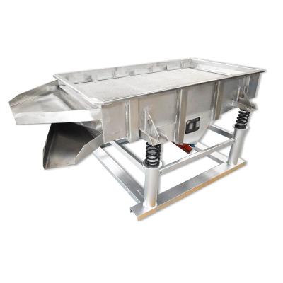 China High frequency linear food processing vibrating screen shaker machine for grain, herb pharmaceutica, chemical, food, plastics for sale