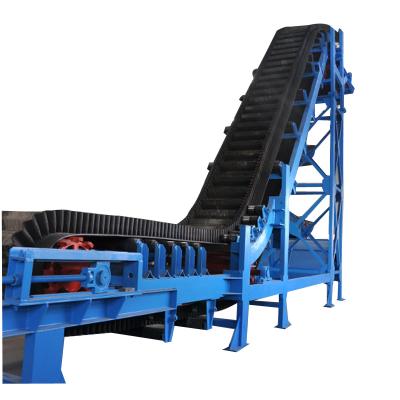 China Henan 1200mm Sidewall Poultry Manure Belt Conveyor Heat Resistant Corrugated System For Gravel Ore Stone Sand for sale