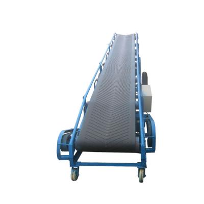 China Customer demand high quality portable industrial rubber inclined belt conveyor machine for grain /corn for sale